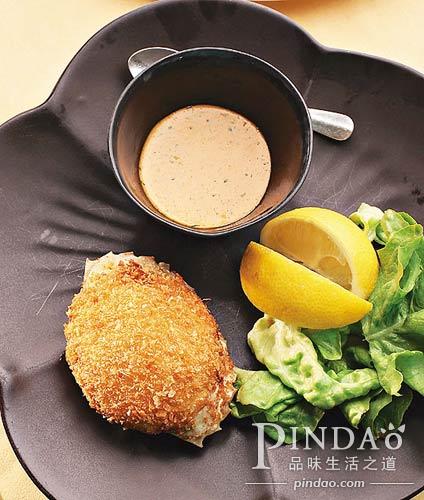 焗蟹盖(Baked Crabmeat in Shell)