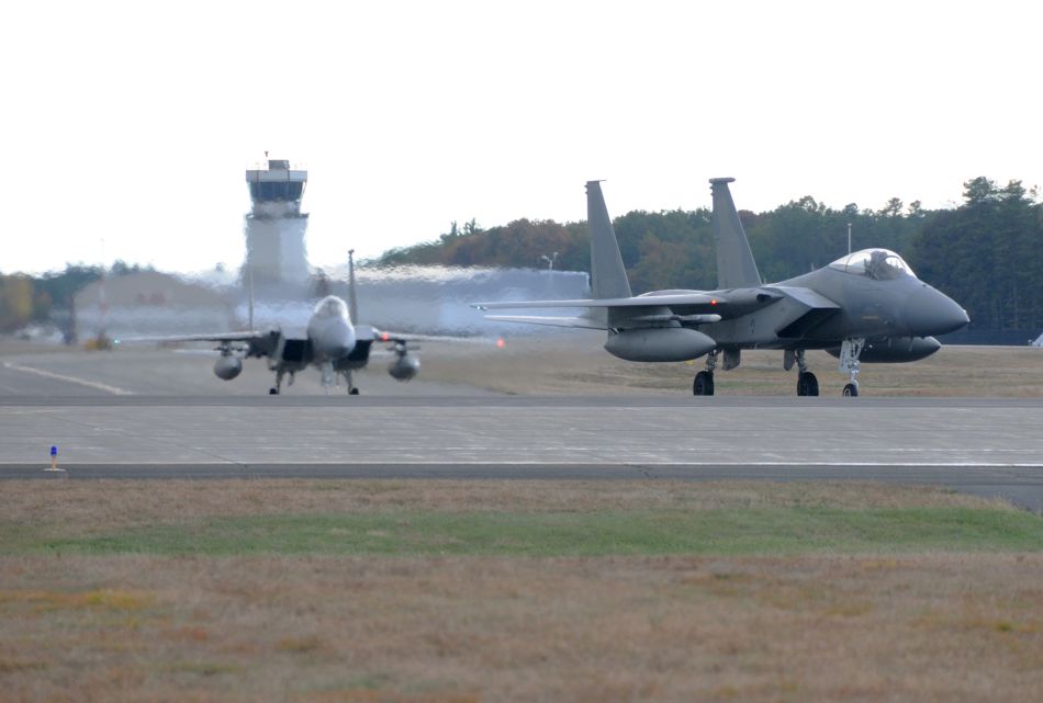 美国空军F-15C机 美国空军F-15C机