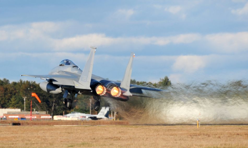 美国空军F-15C机 美国空军F-15C机