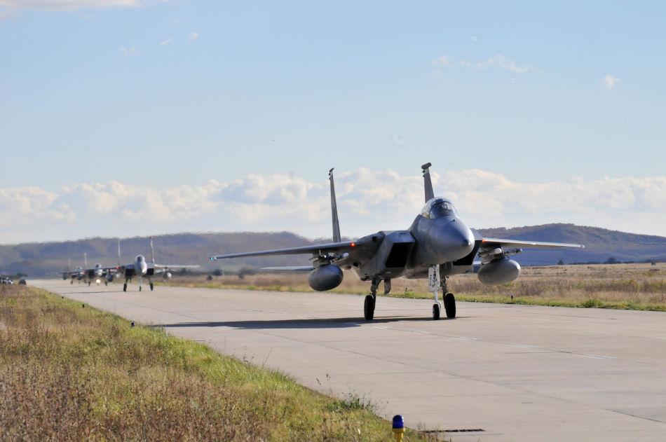 美国空军F-15C机 美国空军F-15C机