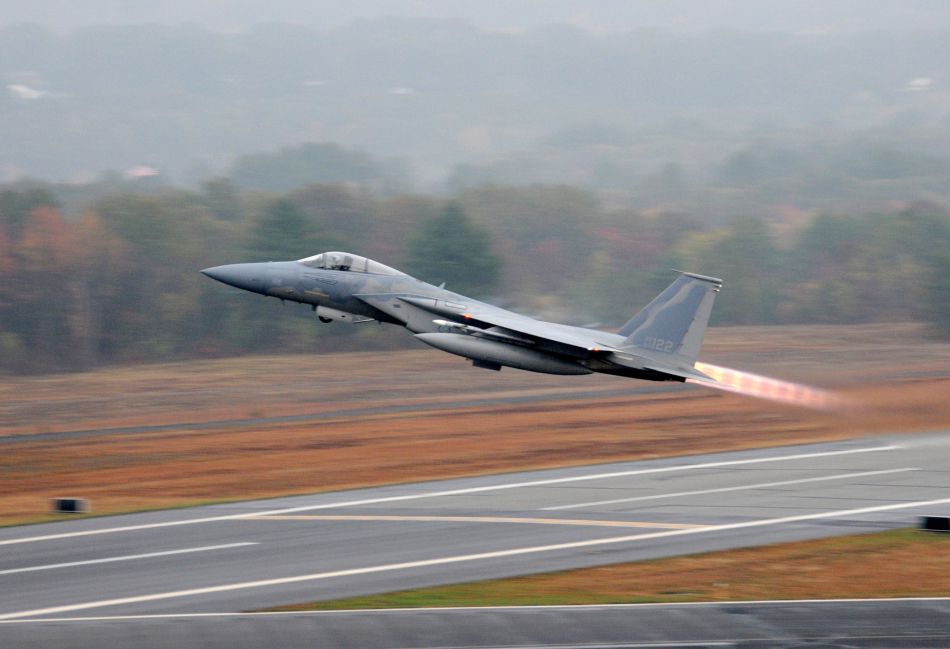 美国空军F-15C机 美国空军F-15C机