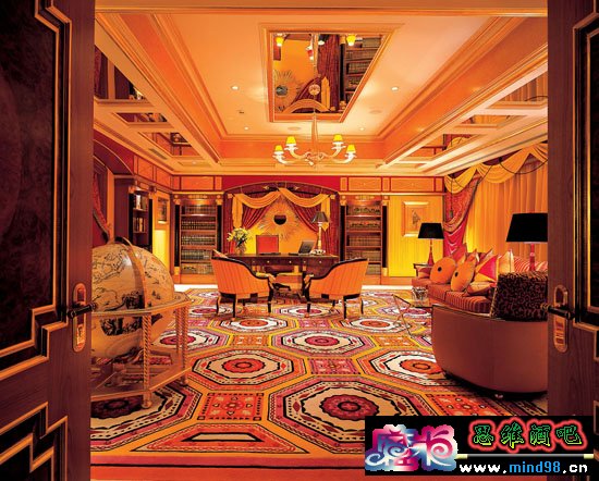 迪拜,伯瓷(Burj Al Arab)酒店,皇室套房---每晚19600美元